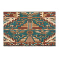 Southwestern Tribal Pattern Area Rug | Aztec Geometric Design