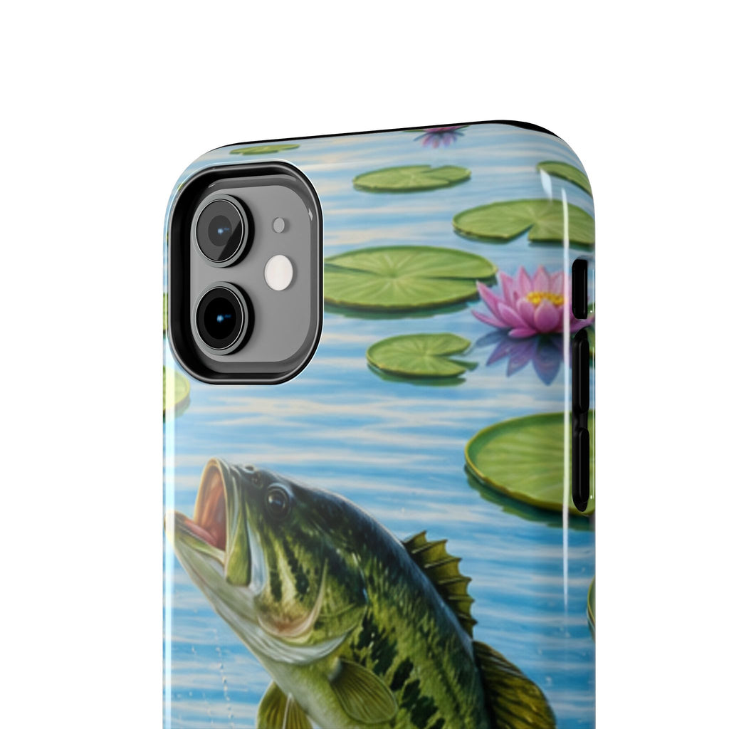 Largemouth Bass Jumping Phone Case | Tough Phone Case