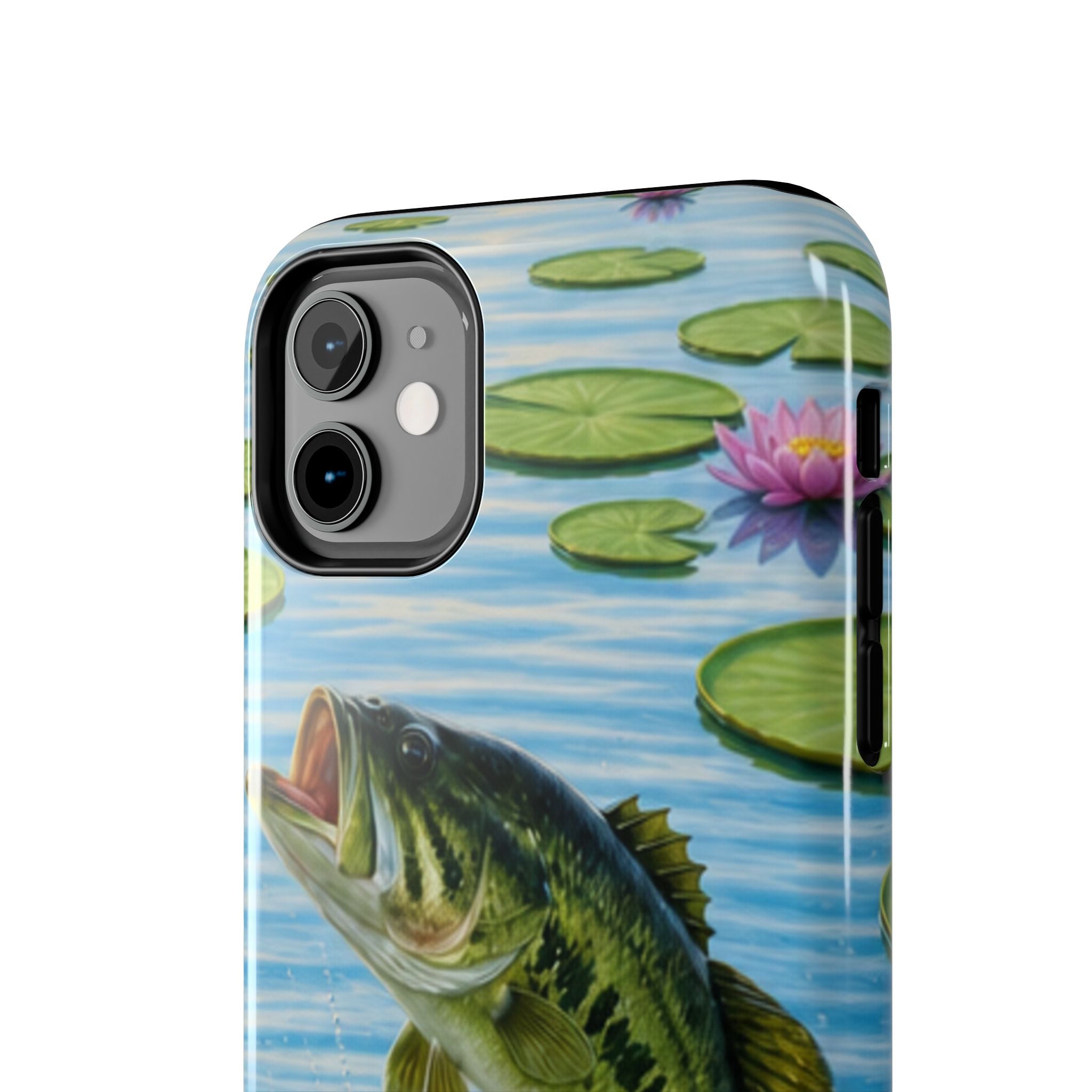 Largemouth Bass Jumping Phone Case | Tough Phone Case