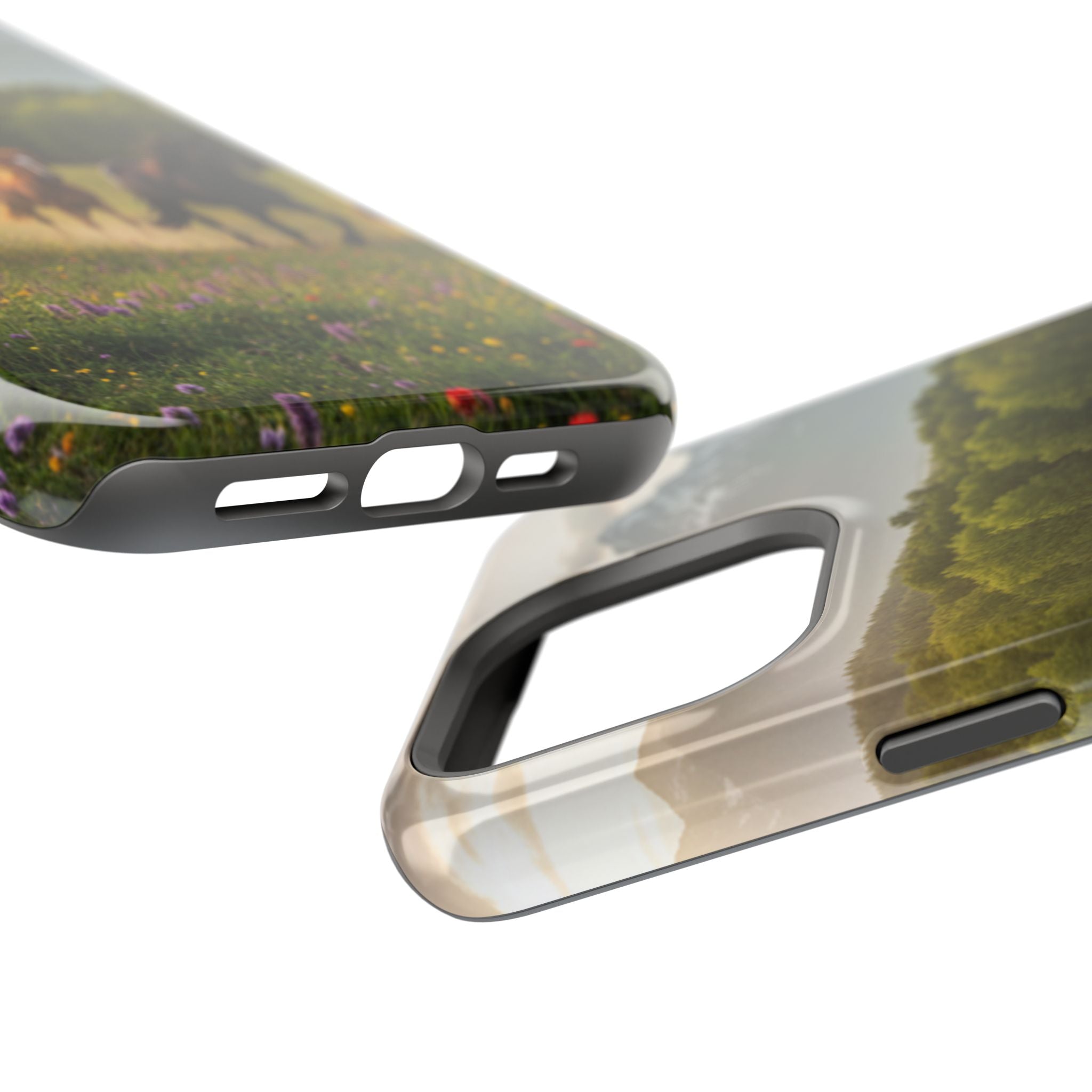 Running Horses Phone Case | Magnetic Impact-Resistant Case