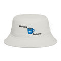 Morning Recharge Coffee Cup Bucket Hat | Steaming Coffee Graphic
