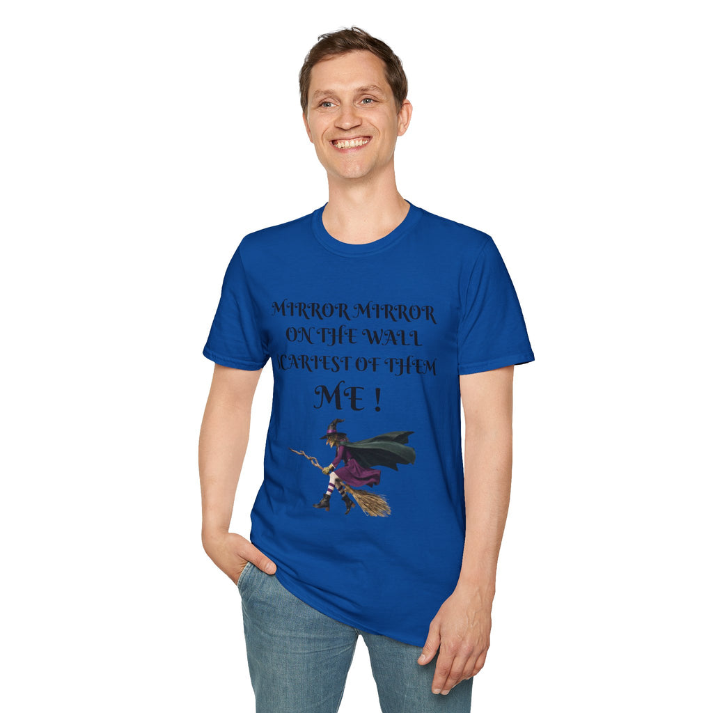 Mirror Mirror on the Wall Witch Illustration T-Shirt