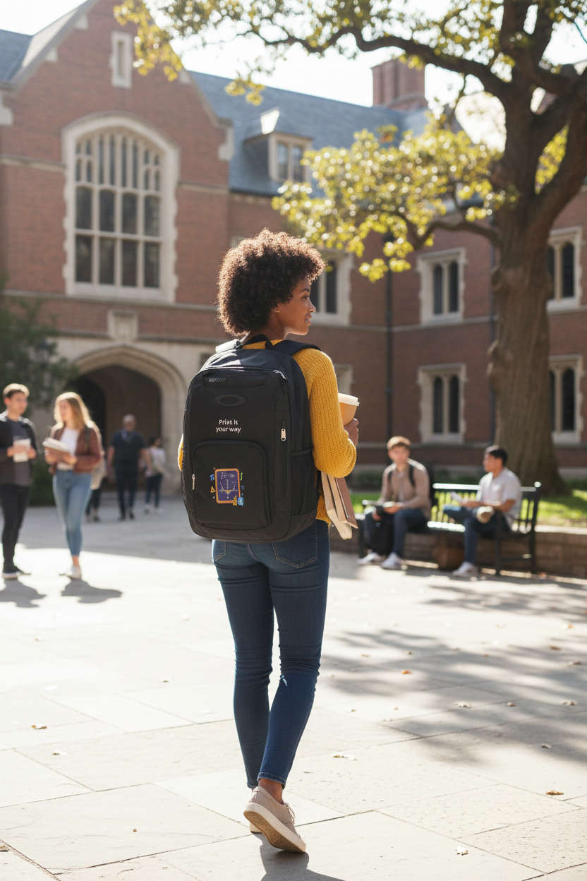 Math Themed Enduro Backpack Lifestyle
