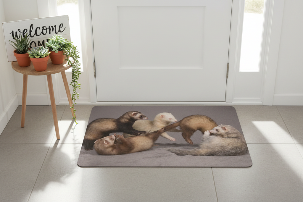 Modern pet lover entryway