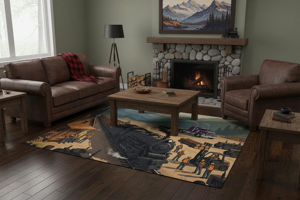 Rustic living room